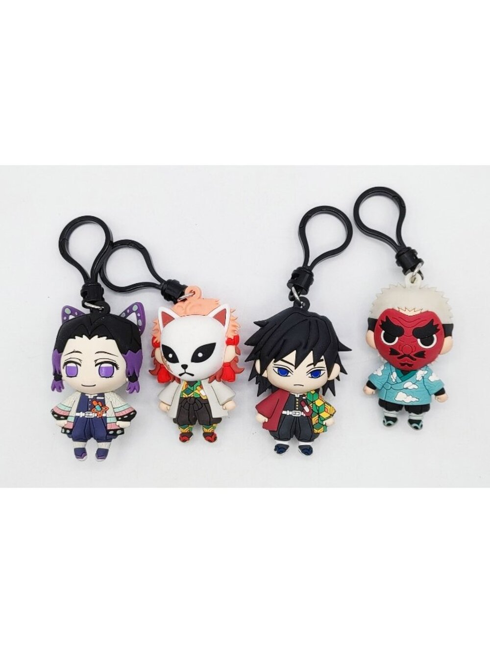 Lot of 4 Demon Slayer Series 1 Figural Bag Clips 3 Inch - Sakonji Urokodaki